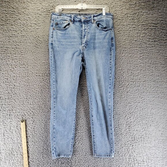 Indigo Rising Jeans Womens 13/31 Blue Stretch Denim Straight Leg - Picture 1 of 12